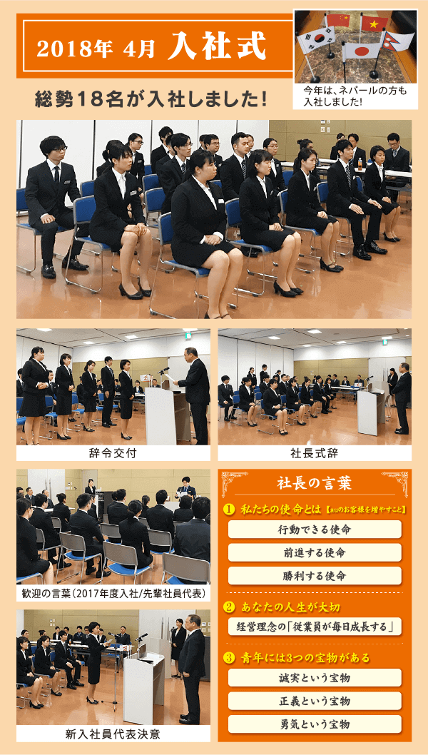 入社式